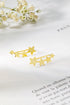 Cercei din argint Stelute (Silver/Gold)